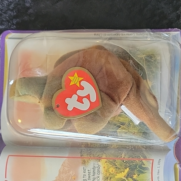 TY 2000 McDonald's Teenie Beanie Steg the Stegosaurus - Picture 3 of 6